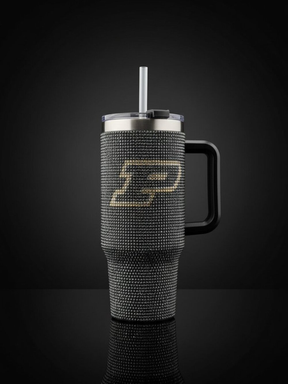 Bling Colossal Green NFL Green Bay Packers 46oz Tumbler Travel Mug with Handle